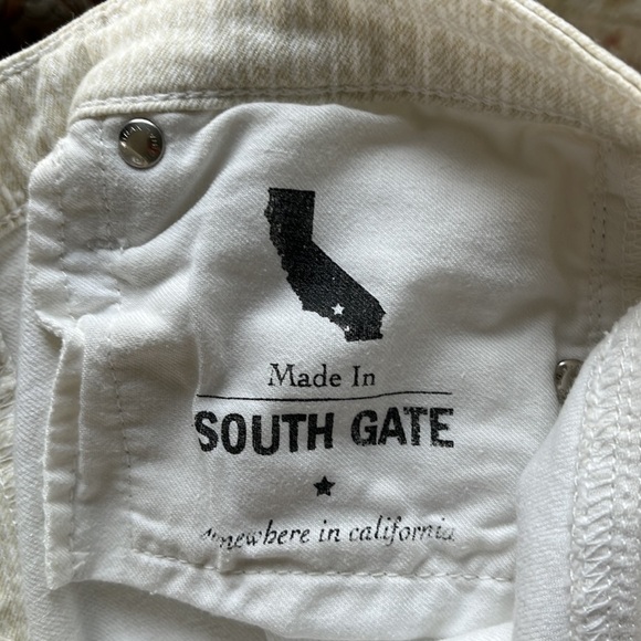 Ag Adriano Goldschmied Absolute Leggings Extreme Skinny Jeans Cream Beige 27R - Picture 13 of 13